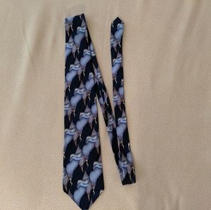100% Silk Tie by Cocktail Collection Blue